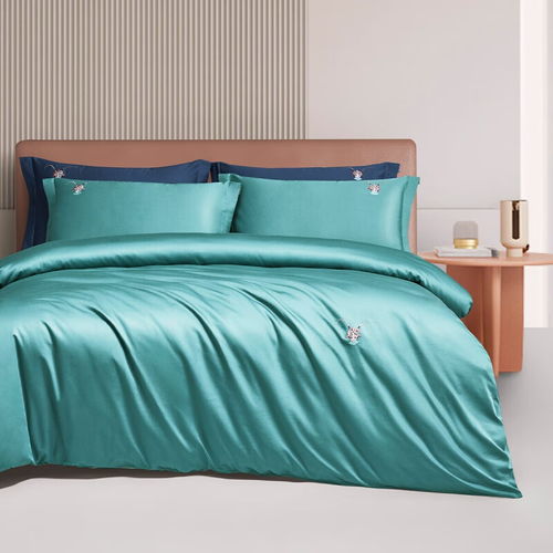 富安娜家纺 60s贡缎天丝双面床品套件,夏日舒适睡眠之选